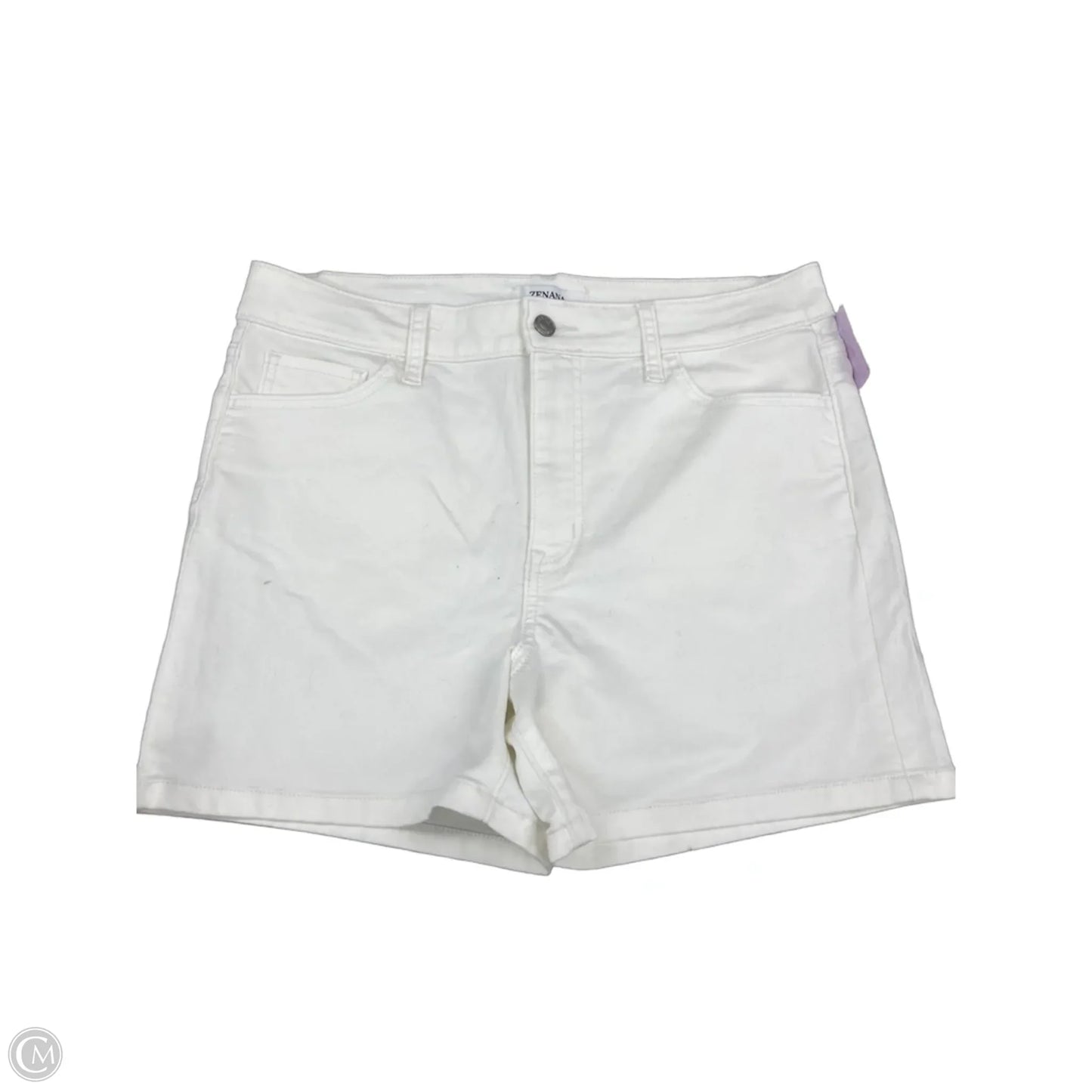 Shorts By Zenana In White, Size: 14