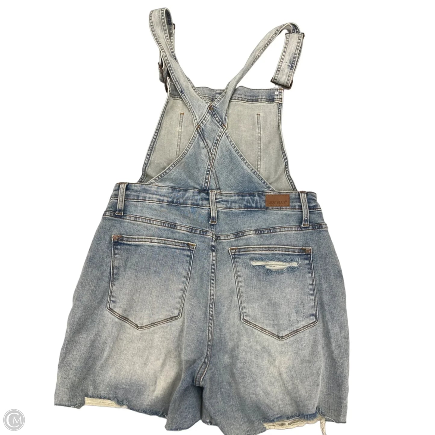 Shortalls By Judy Blue In Blue Denim, Size: 10