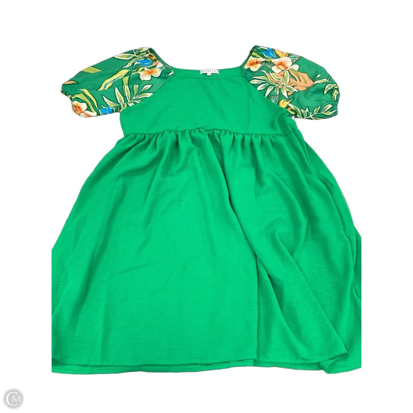 Dress Casual Short By Blakeley In Green, Size: Xl