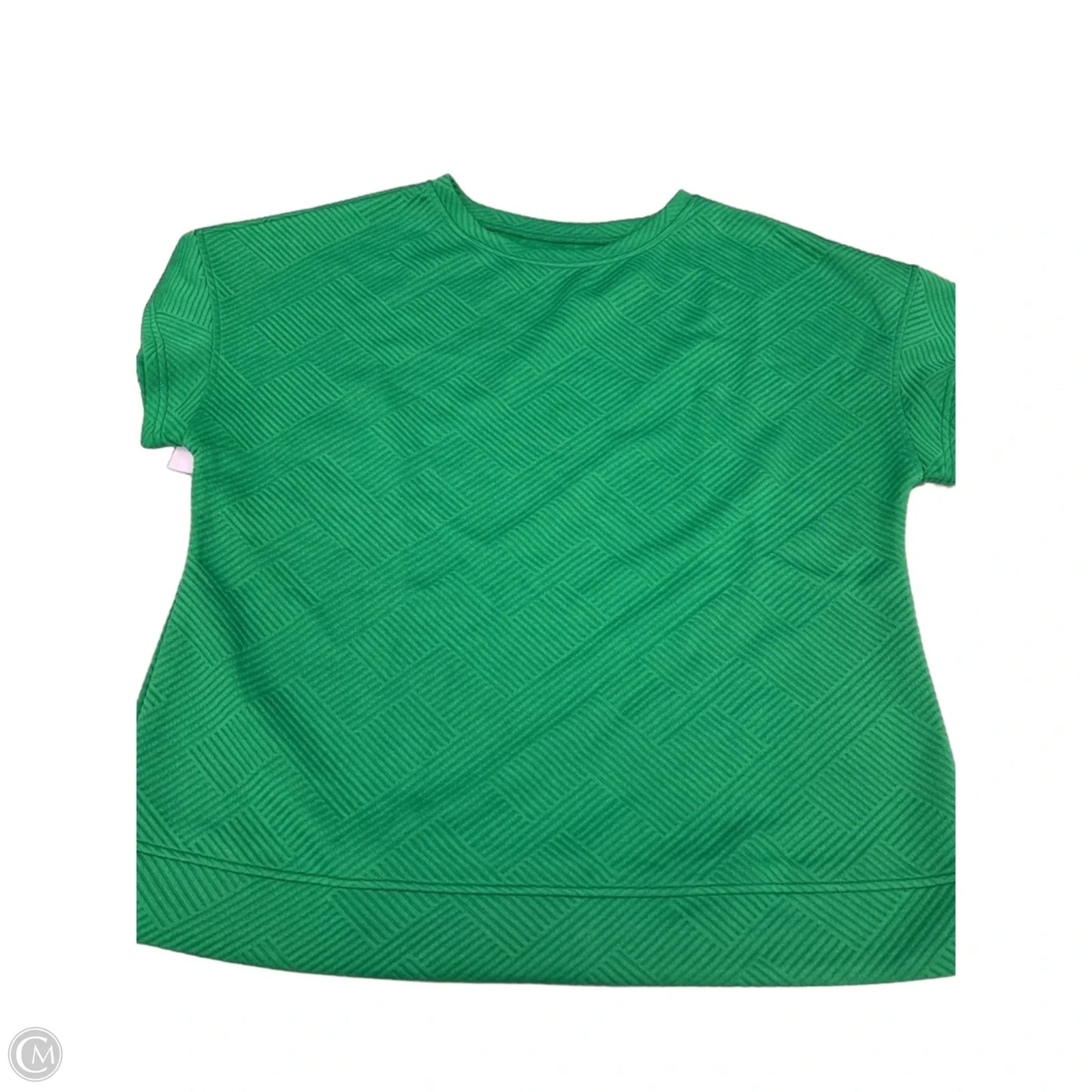 Top 2pc Short Sleeve By Cmf In Green, Size: Xl