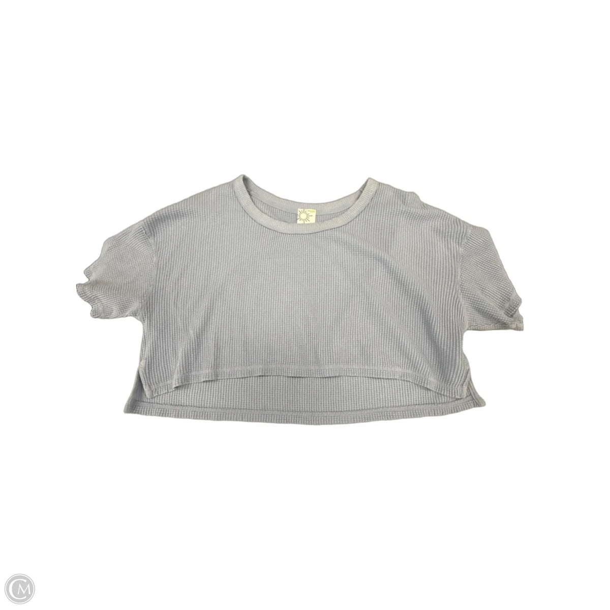 Top Short Sleeve Basic By Offline In Blue, Size: M