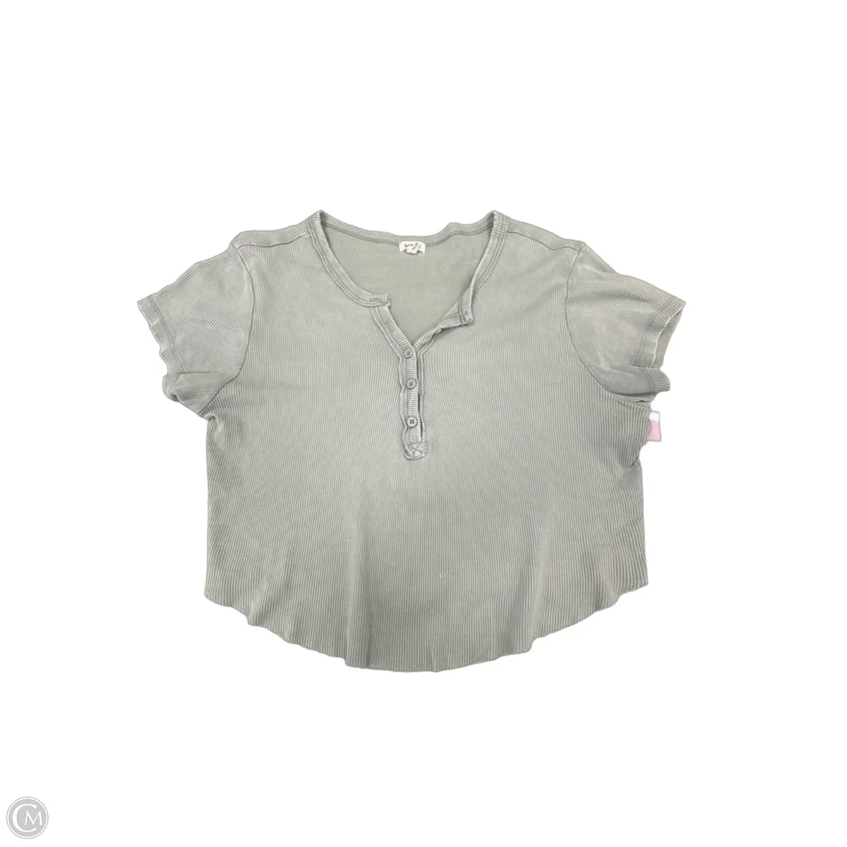Top Short Sleeve Basic By Garage In Green, Size: L