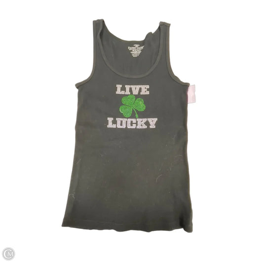 Tank Top By Faded Glory In Black, Size: L