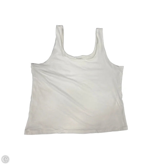 Tank Top By Old Navy In White, Size: Xxl