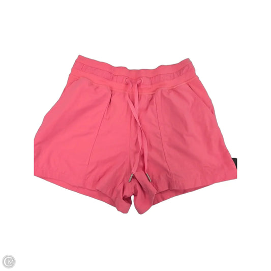 Athletic Shorts By Lululemon In Coral, Size: 4