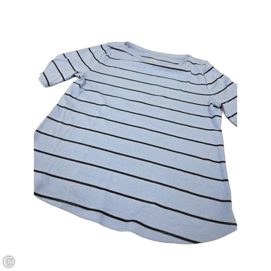 Top Short Sleeve By Talbots In Blue, Size: Xl
