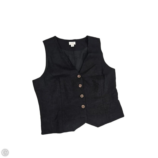 Vest Other By J. Crew In Black, Size: M