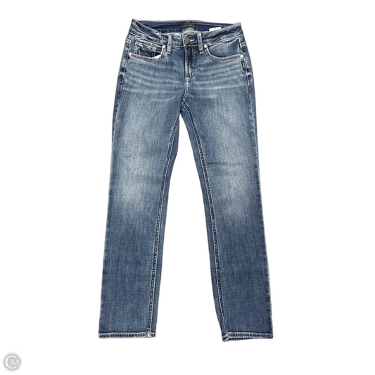 Jeans Straight By Silver In Blue Denim, Size: 6
