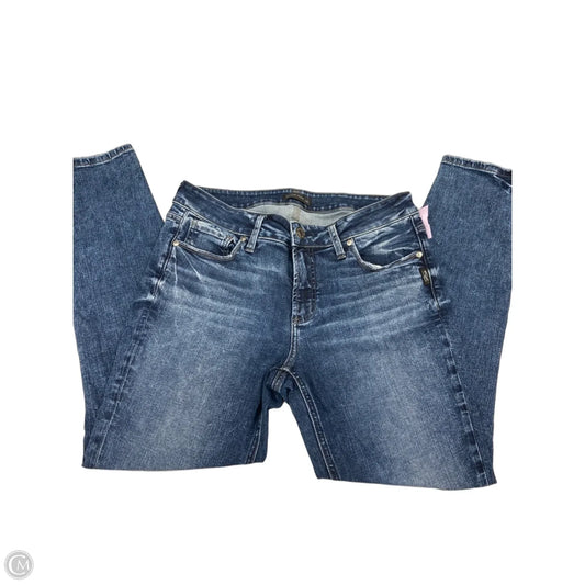 Jeans Skinny By Silver In Blue Denim, Size: 10
