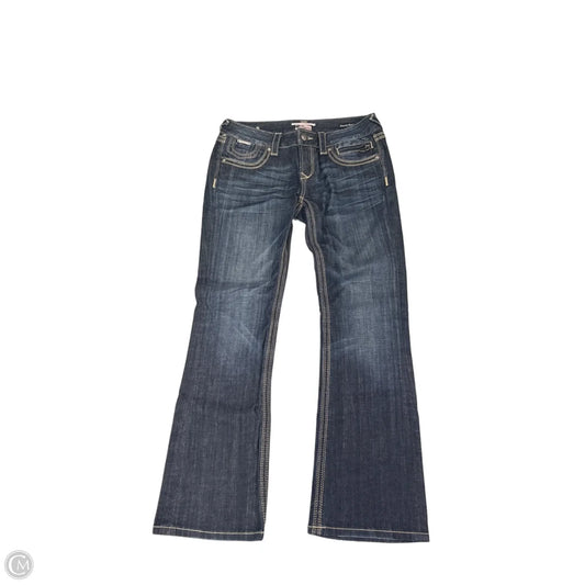 Jeans Boot Cut By Express In Blue Denim, Size: 6