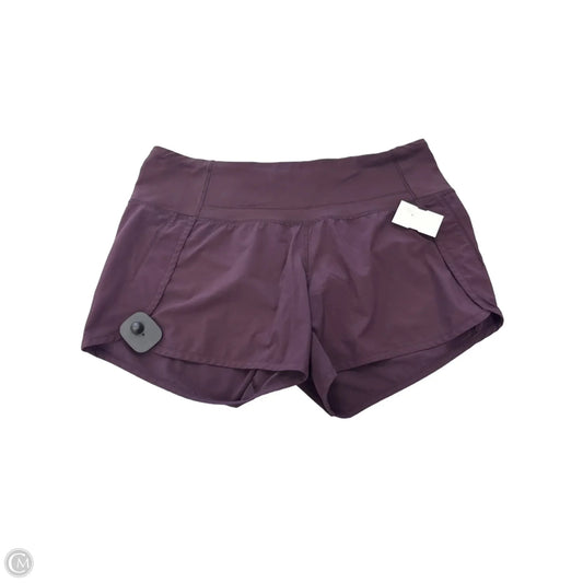Athletic Shorts By Lululemon In Purple, Size: 6