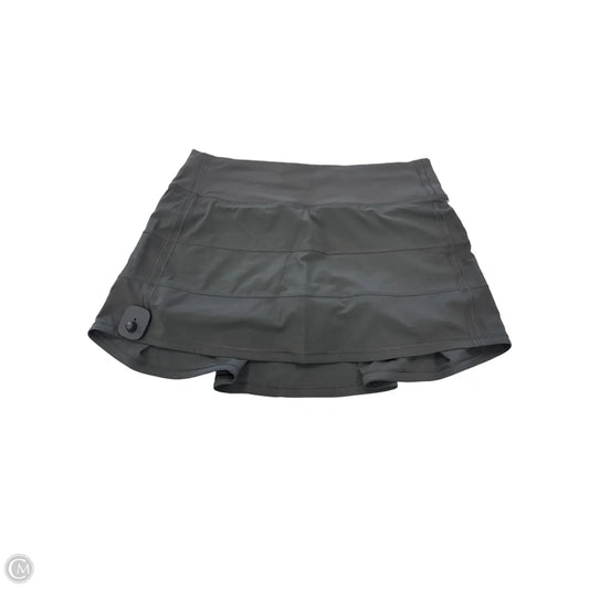 Athletic Skirt By Lululemon In Grey, Size: 6