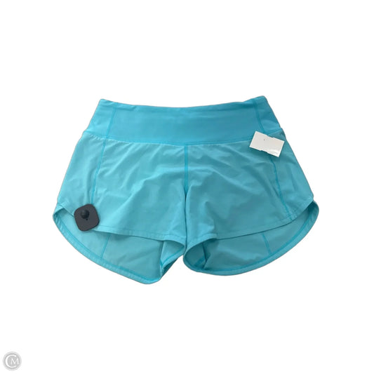 Athletic Shorts By Lululemon In Teal, Size: 4