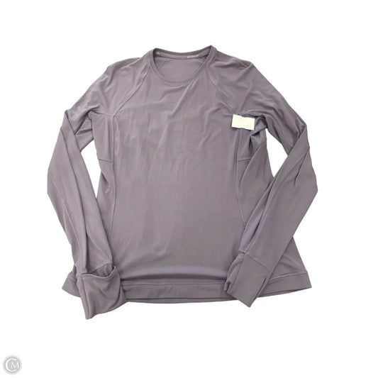 Top Long Sleeve By Lululemon In Purple, Size: L