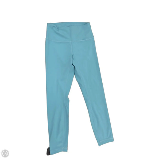Athletic Leggings By Lululemon In Blue, Size: 8