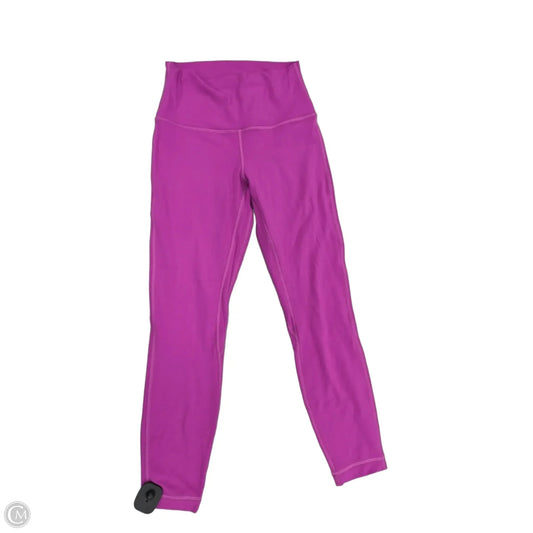 Athletic Leggings By Lululemon In Purple, Size: 6