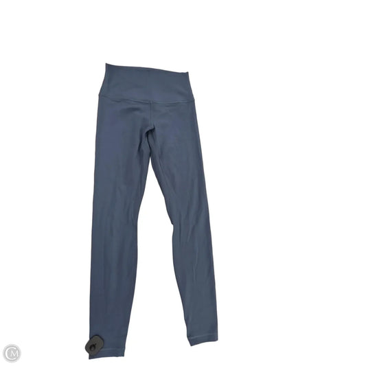 Athletic Leggings By Lululemon In Blue, Size: 6