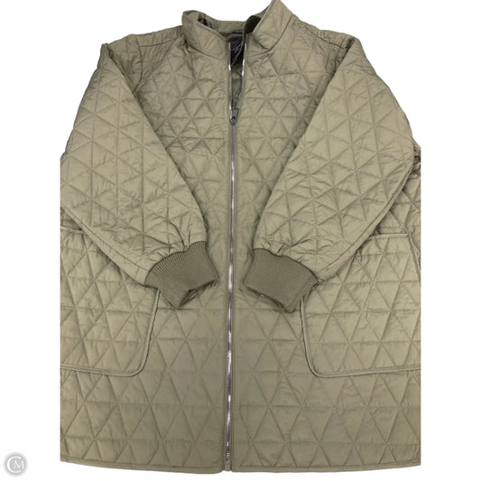 Jacket Puffer & Quilted By Lane Bryant In Green, Size: 3x