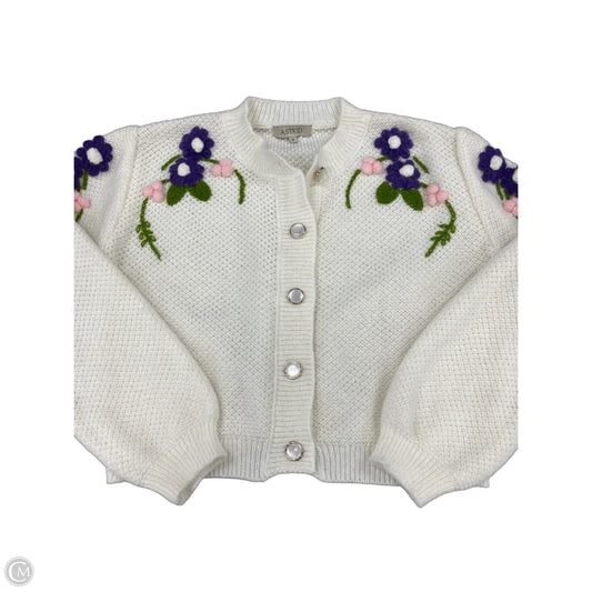 Cardigan By Cmc In White, Size: M