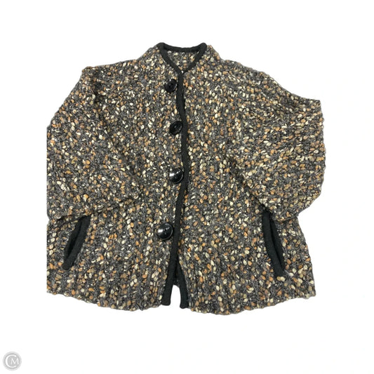 Cardigan By Leo And Nicole In Black & Brown, Size: Sp