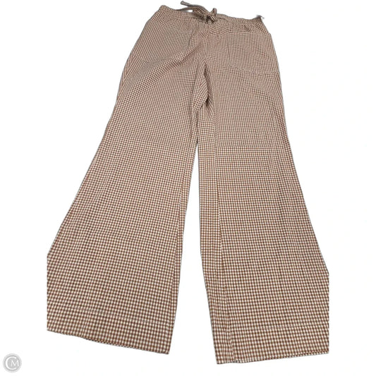 Pants Linen By Hyfve In Brown & White, Size: 4