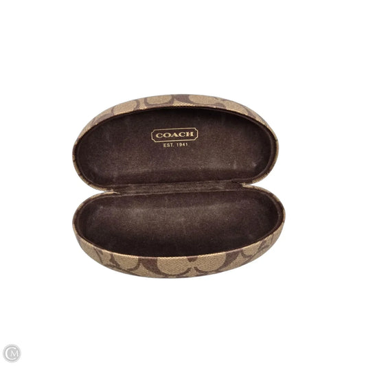 Sunglass Case Designer By Coach, Size: