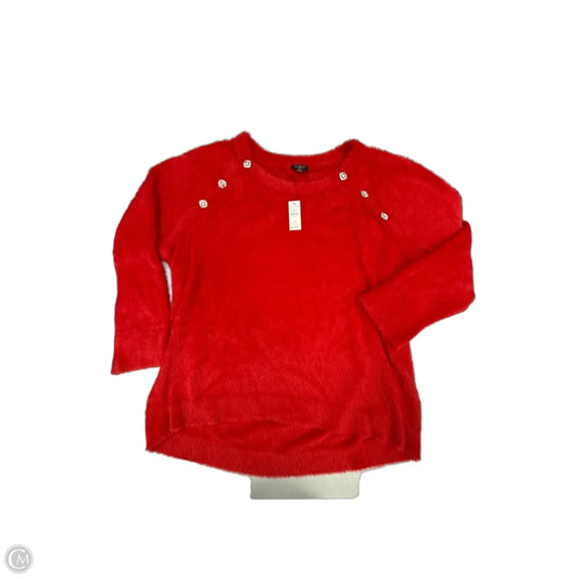 Sweater By Talbots In Red, Size: 3x