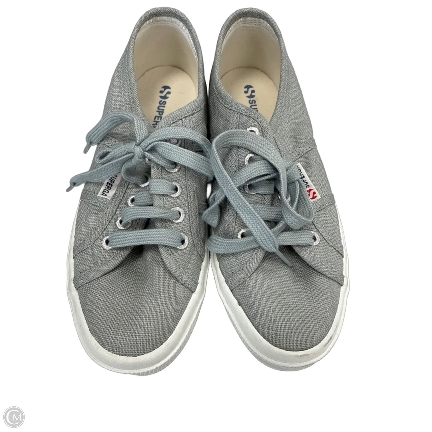 Shoes Sneakers By Superga In Grey, Size: 7.5