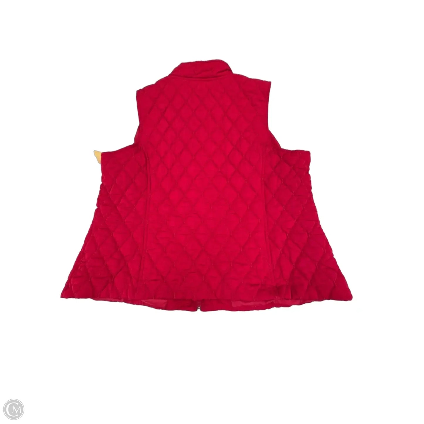 Vest Puffer & Quilted By Allison Daley In Red, Size: 1x