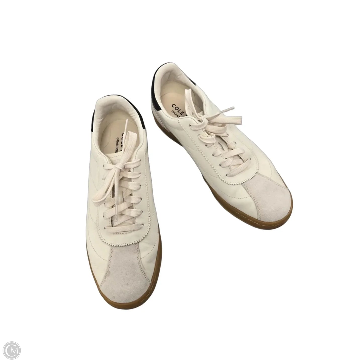 Shoes Sneakers By Cole-haan In White & Yellow, Size: 11