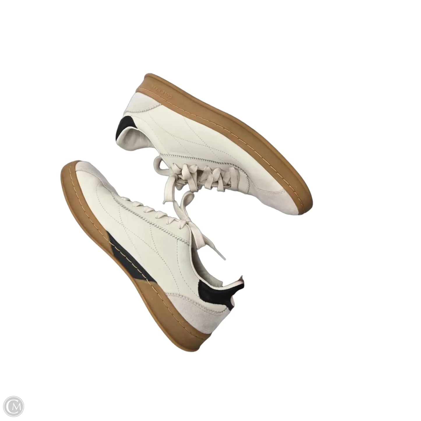 Shoes Sneakers By Cole-haan In White & Yellow, Size: 11