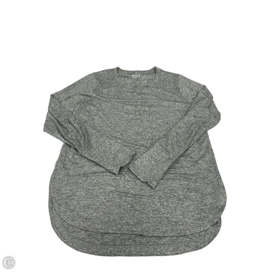 Athletic Top Long Sleeve Collar By Athleta In Green, Size: L