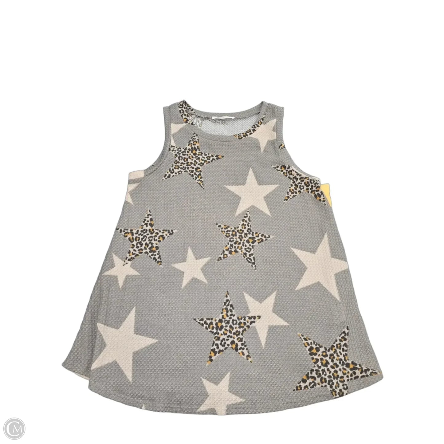 Top Sleeveless By Bombom In Taupe, Size: S