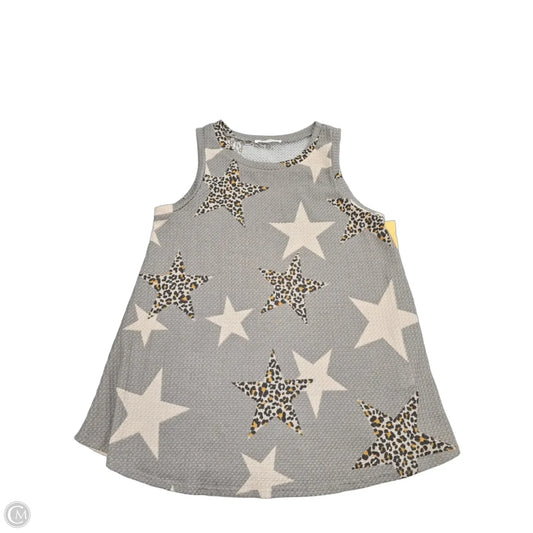 Top Sleeveless By Bombom In Taupe, Size: S