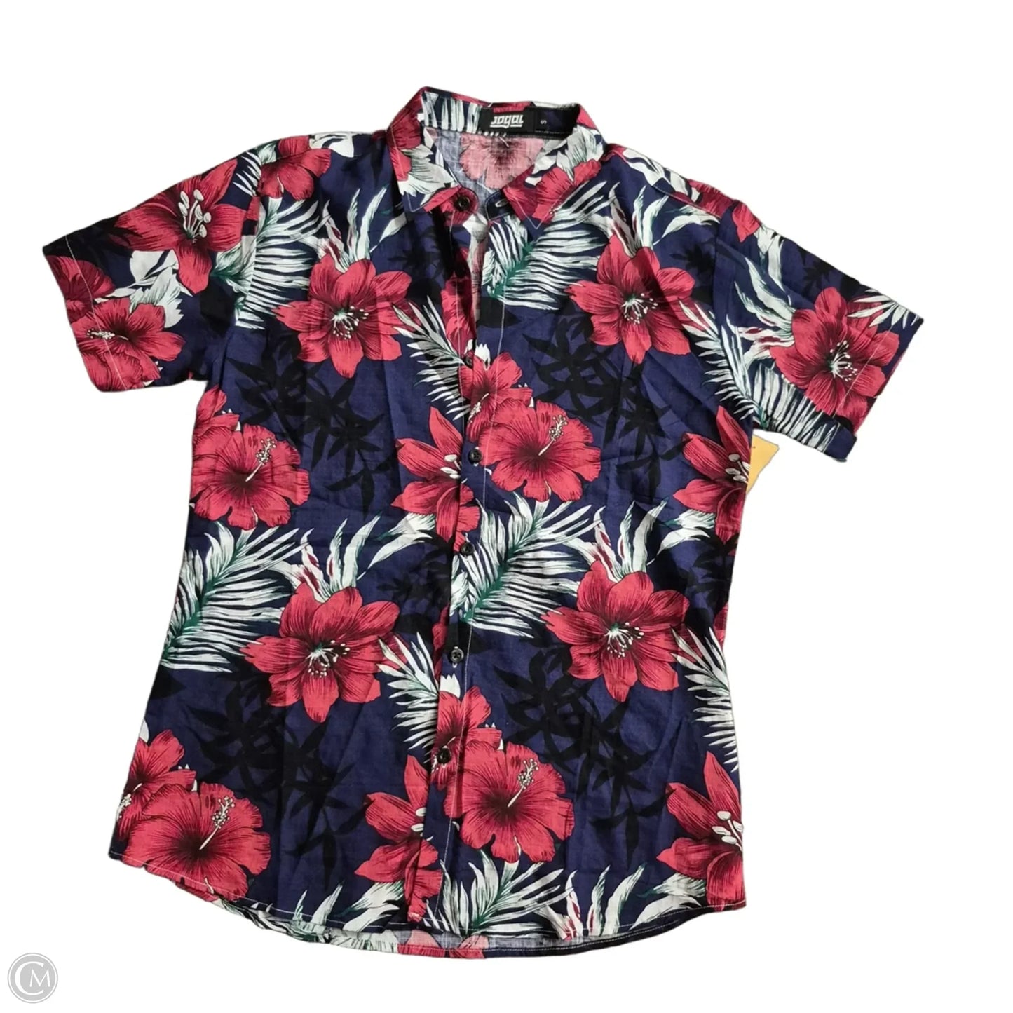Top Short Sleeve By Cmf In Floral Print, Size: S