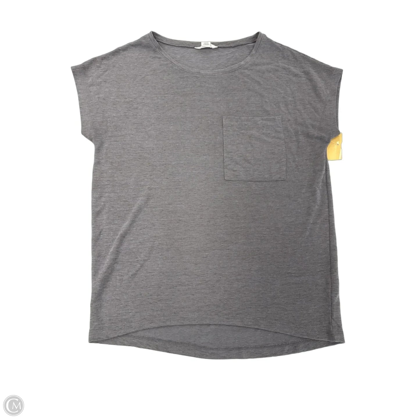 Top Short Sleeve By Caslon In Grey, Size: Xs