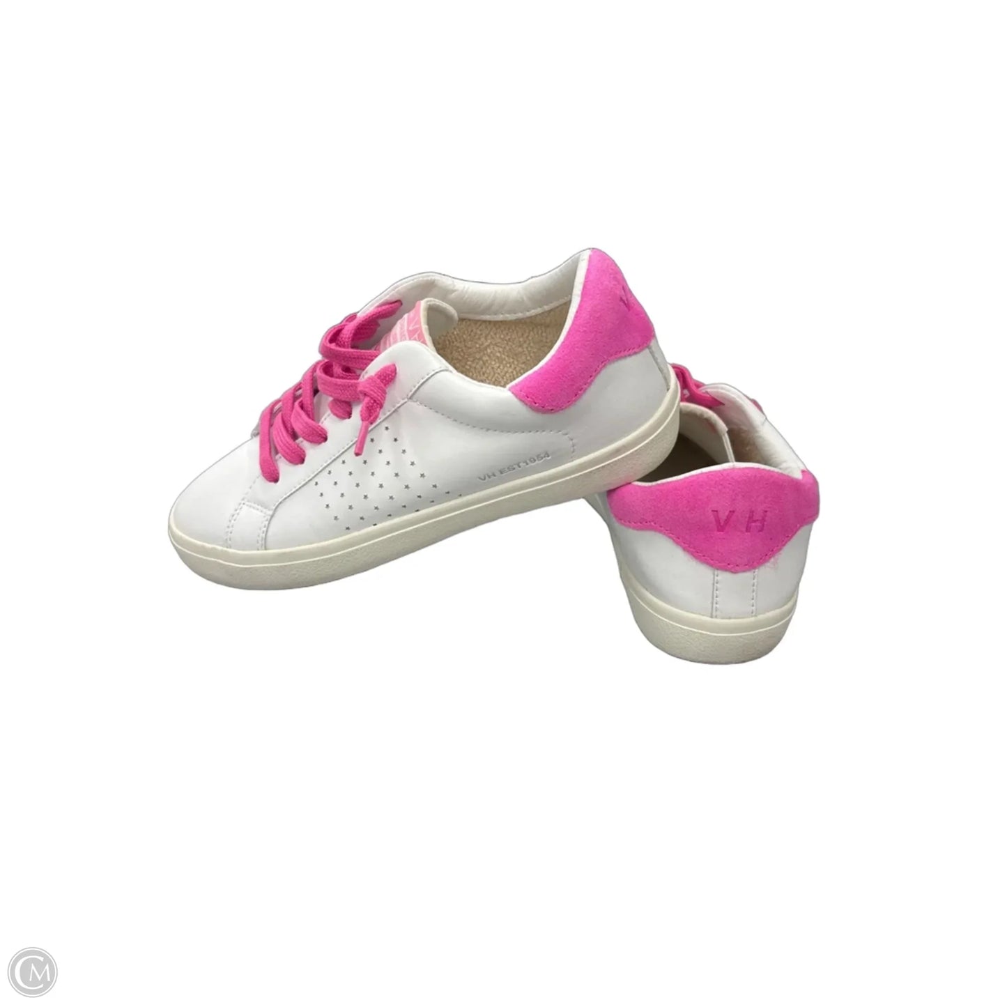 Shoes Flats By Vintage Havana In Pink & White, Size: 8