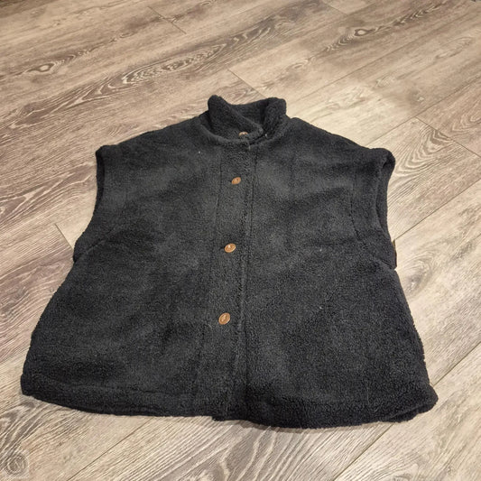 Vest Faux Fur & Sherpa By Cme In Black, Size: L