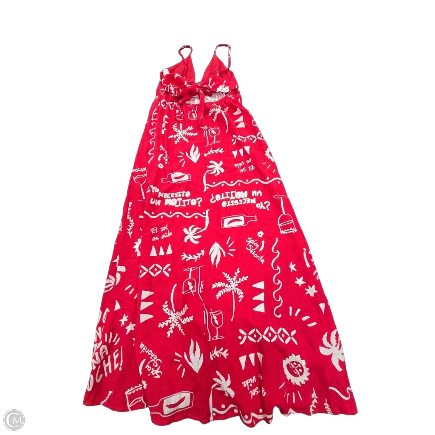 Dress Casual Short By Cme In Red, Size: M