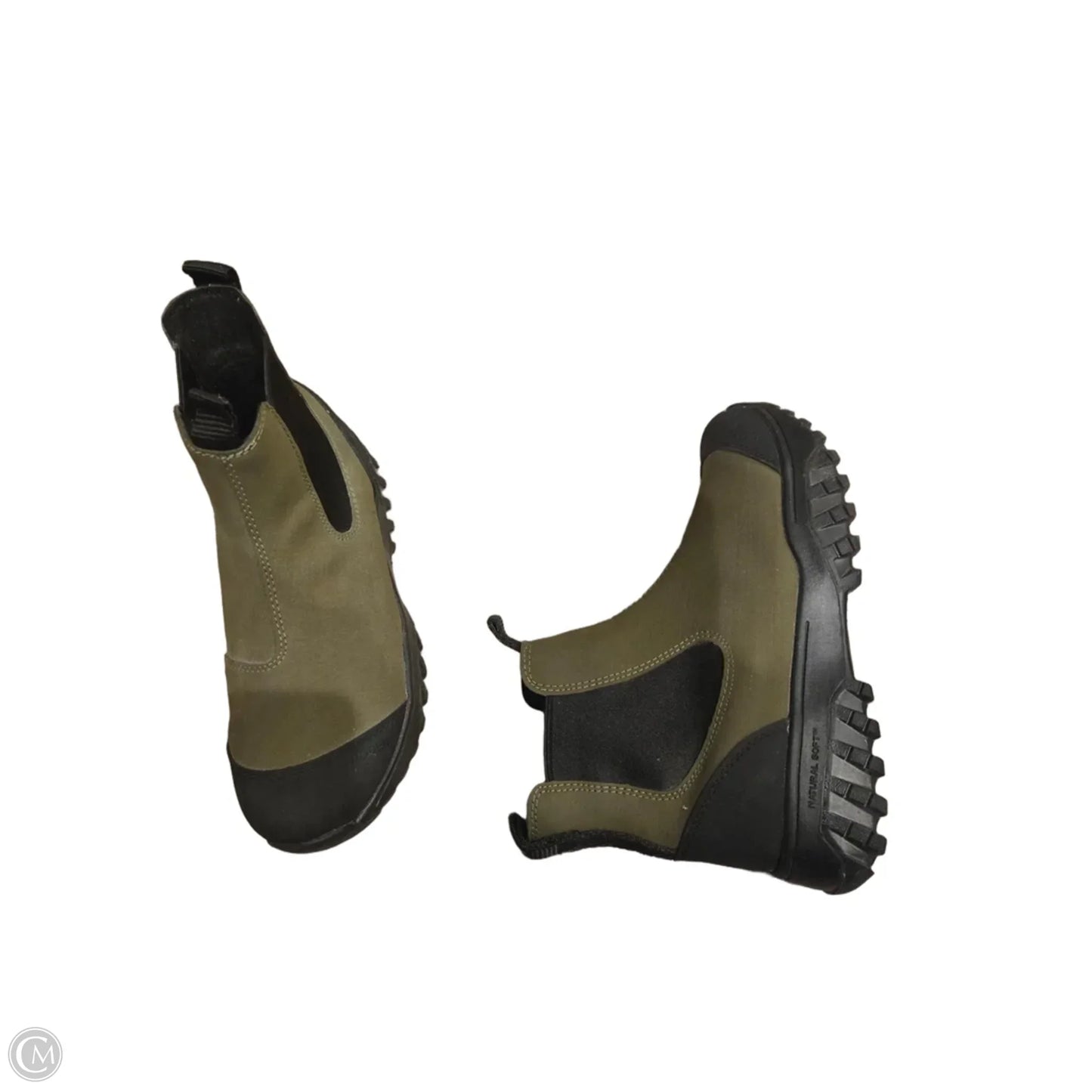 Boots Ankle Flats By Cmc In Green, Size: 6.5