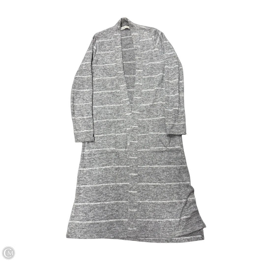 Sweater Cardigan By Abercrombie And Fitch In Grey, Size: M