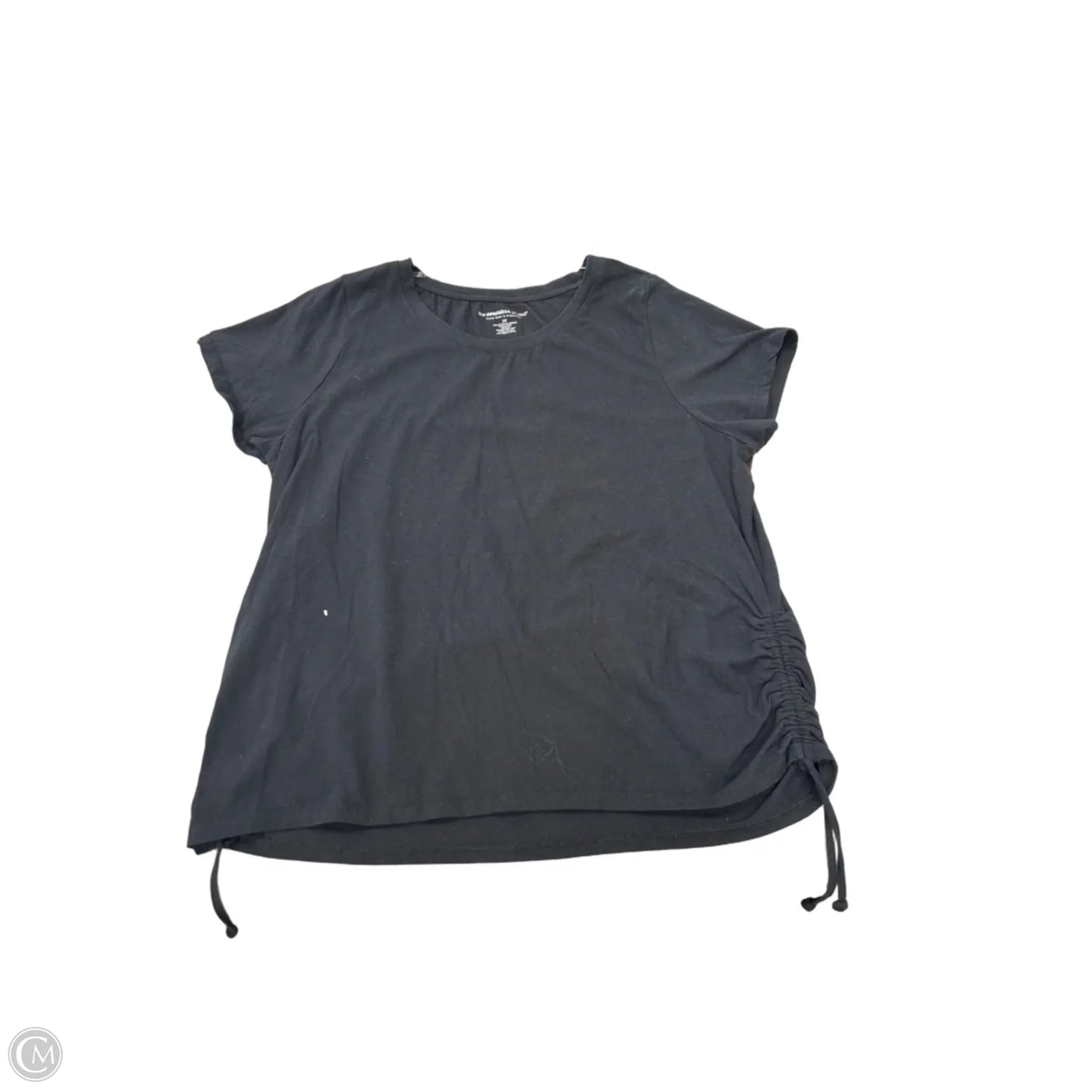 Top Short Sleeve By The Sweatshirt Project In Black, Size: 2x