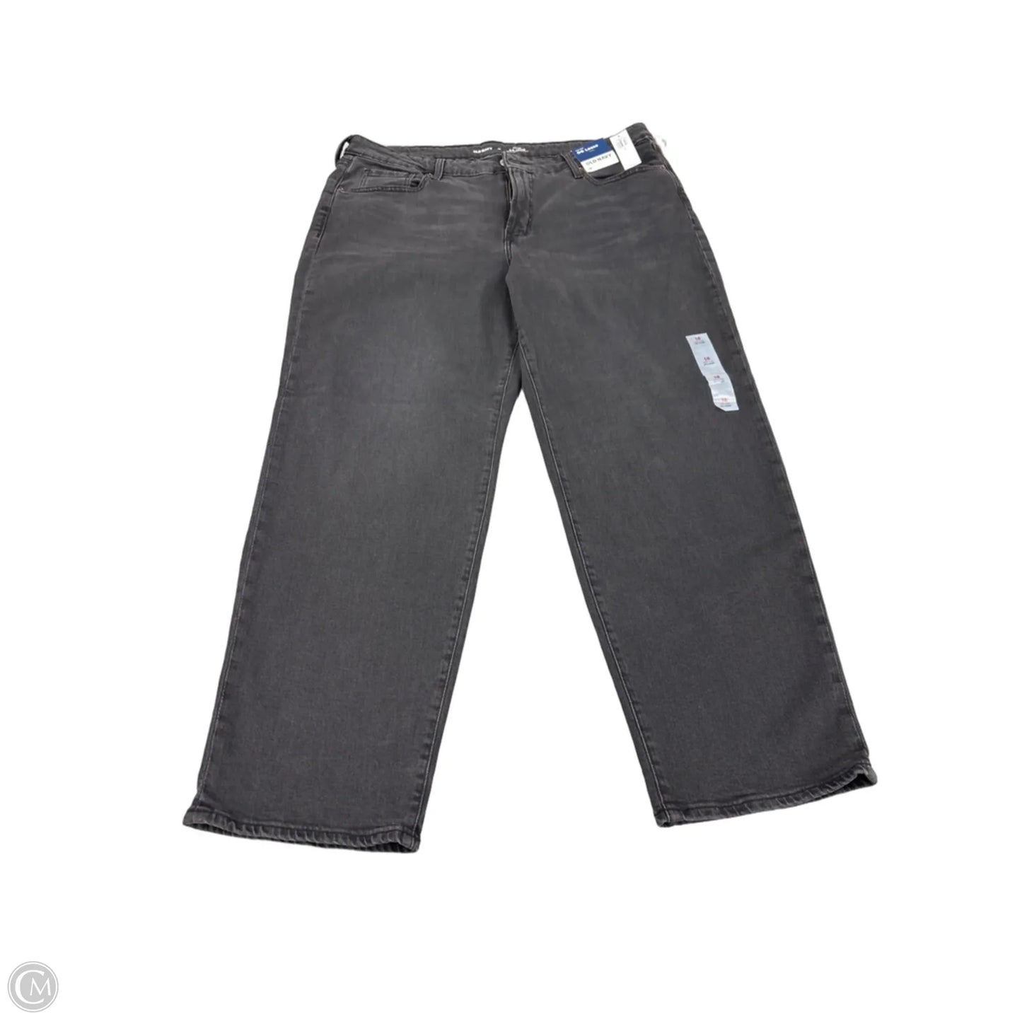 Jeans Wide Leg By Old Navy In Black Denim, Size: 18