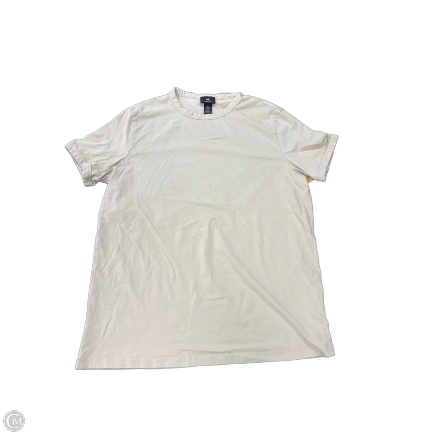 Top Short Sleeve By H&m In Beige, Size: Xl