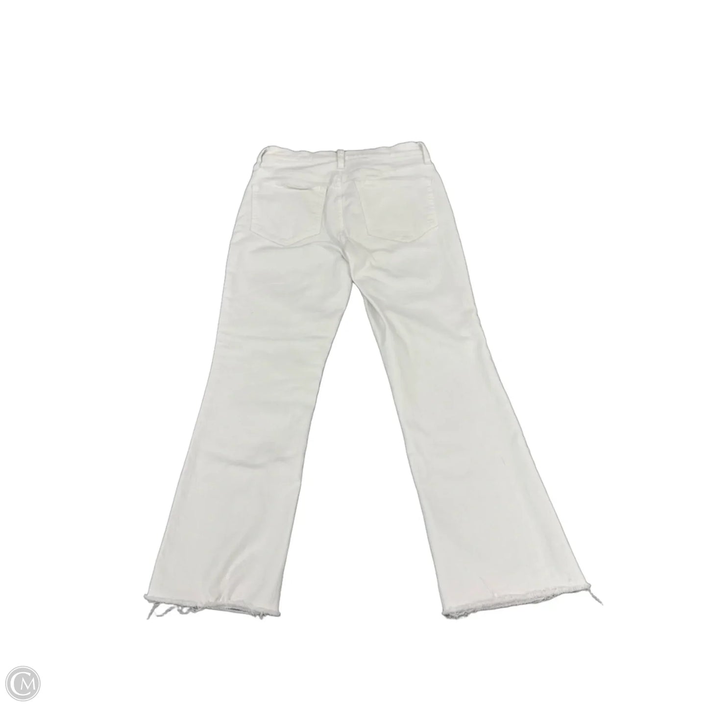Jeans Cropped By J. Crew In White Denim, Size: 6
