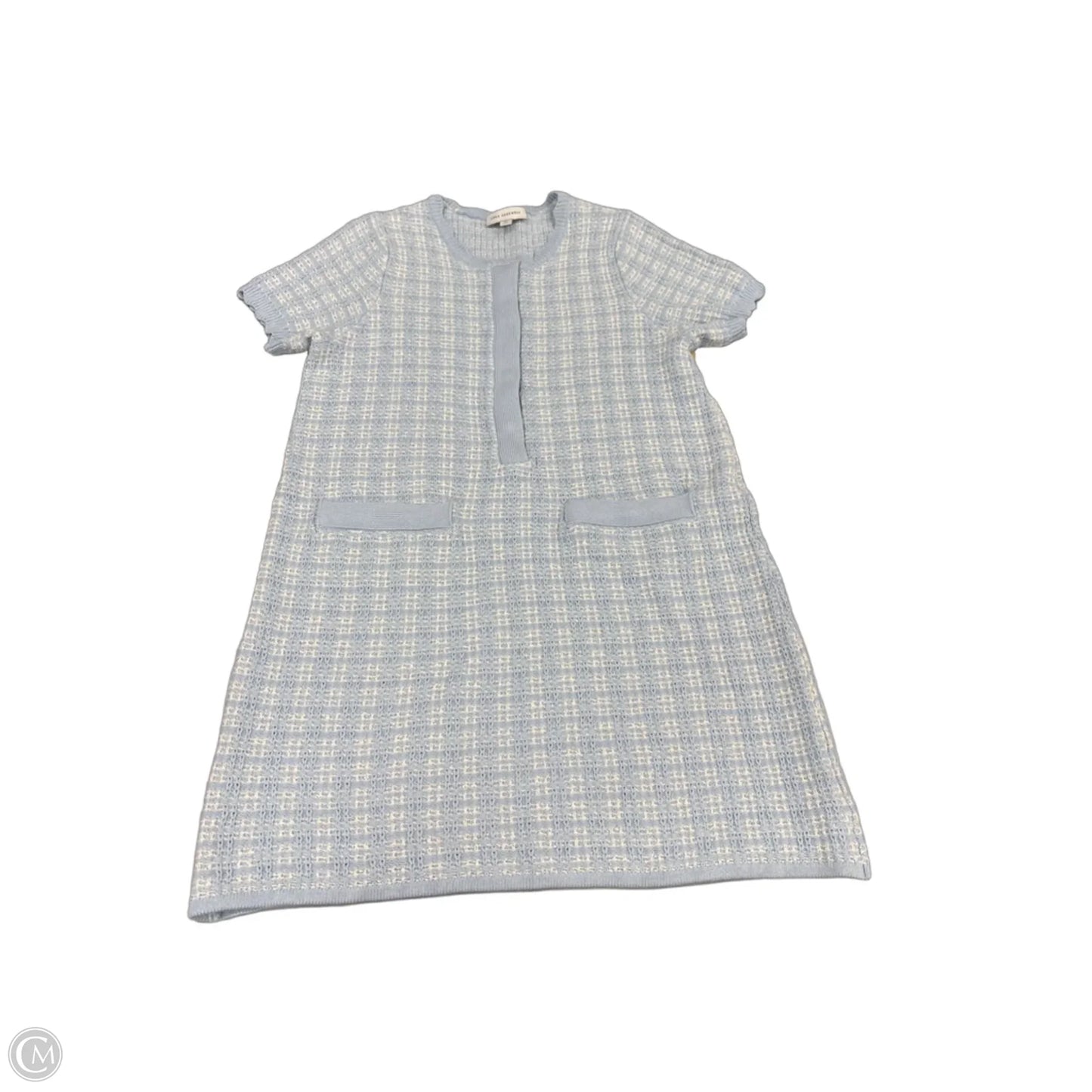 Dress Casual Short By Free Assembly In Blue & White, Size: M