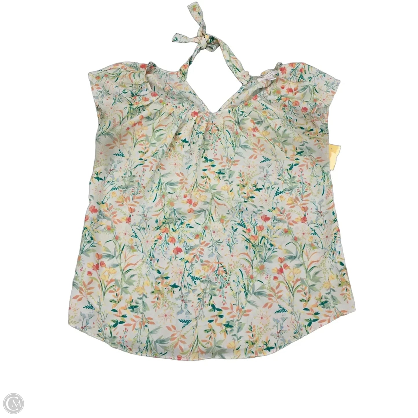 Top Short Sleeve By Lc Lauren Conrad In Floral Print, Size: S
