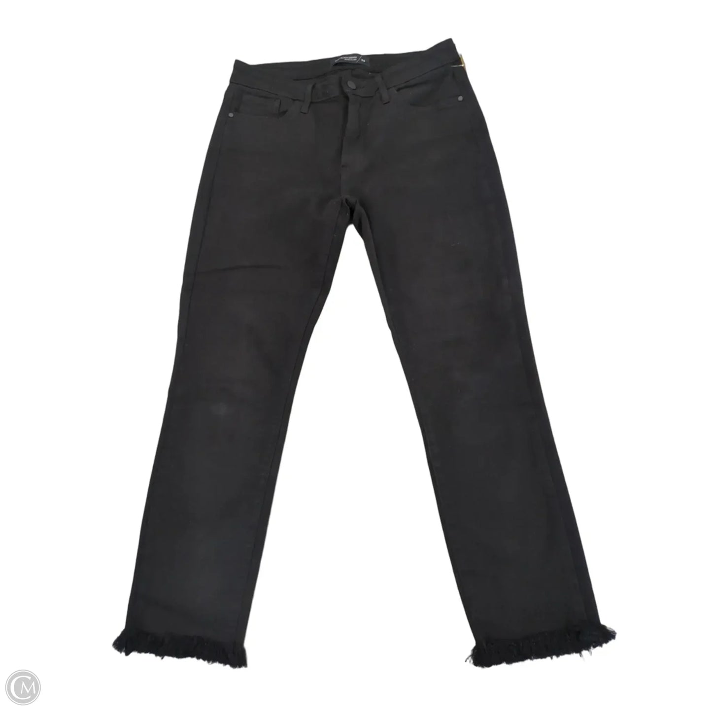 Jeans Straight By Just Black In Black Denim, Size: 8