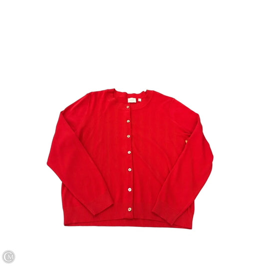 Cardigan By Cyrus In Red, Size: Xl