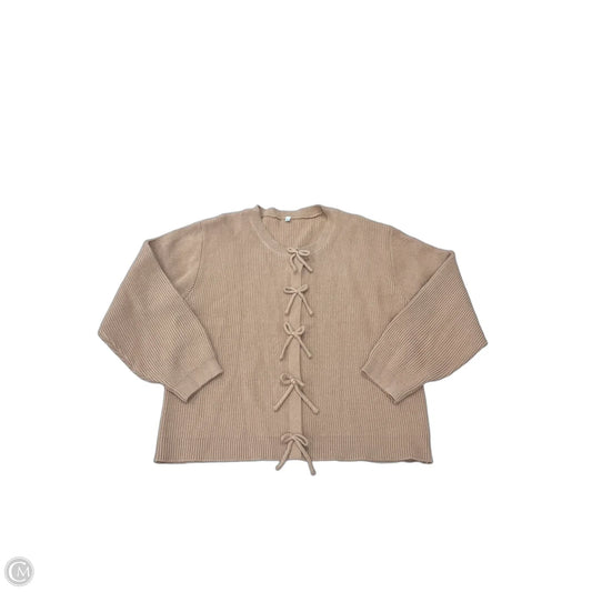 Cardigan By Cmf In Tan, Size: Xl